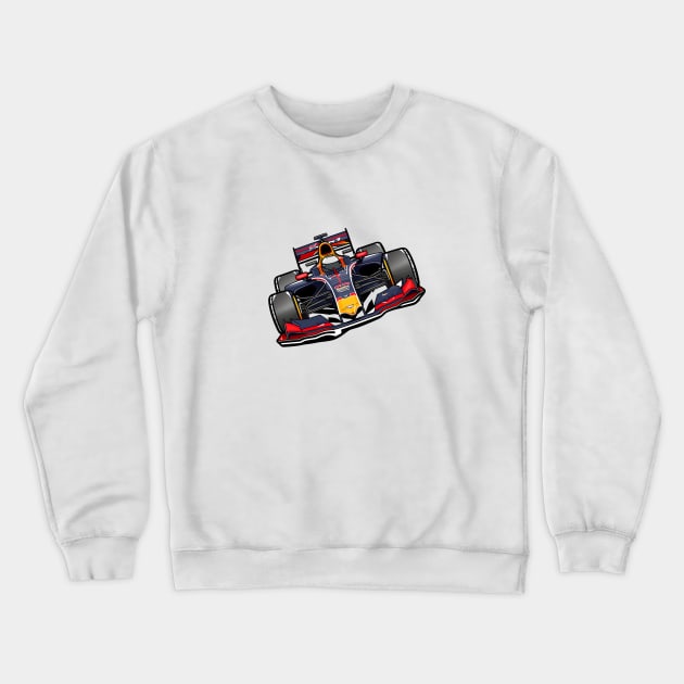 Formula 1 Racing Car Crewneck Sweatshirt by Artifyio